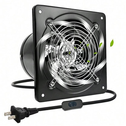 8-Inch Exhaust Fan with Backdraft Damper