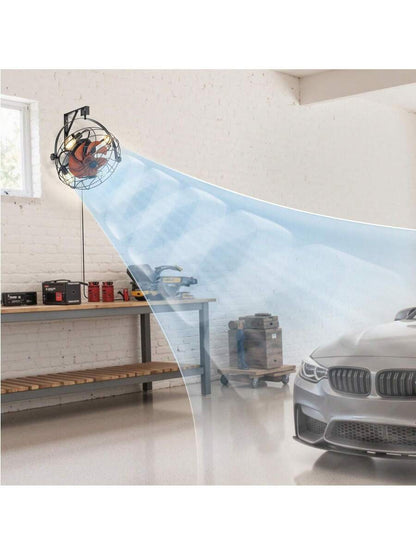 Wall-Mounted Fan & Light — Remote Control