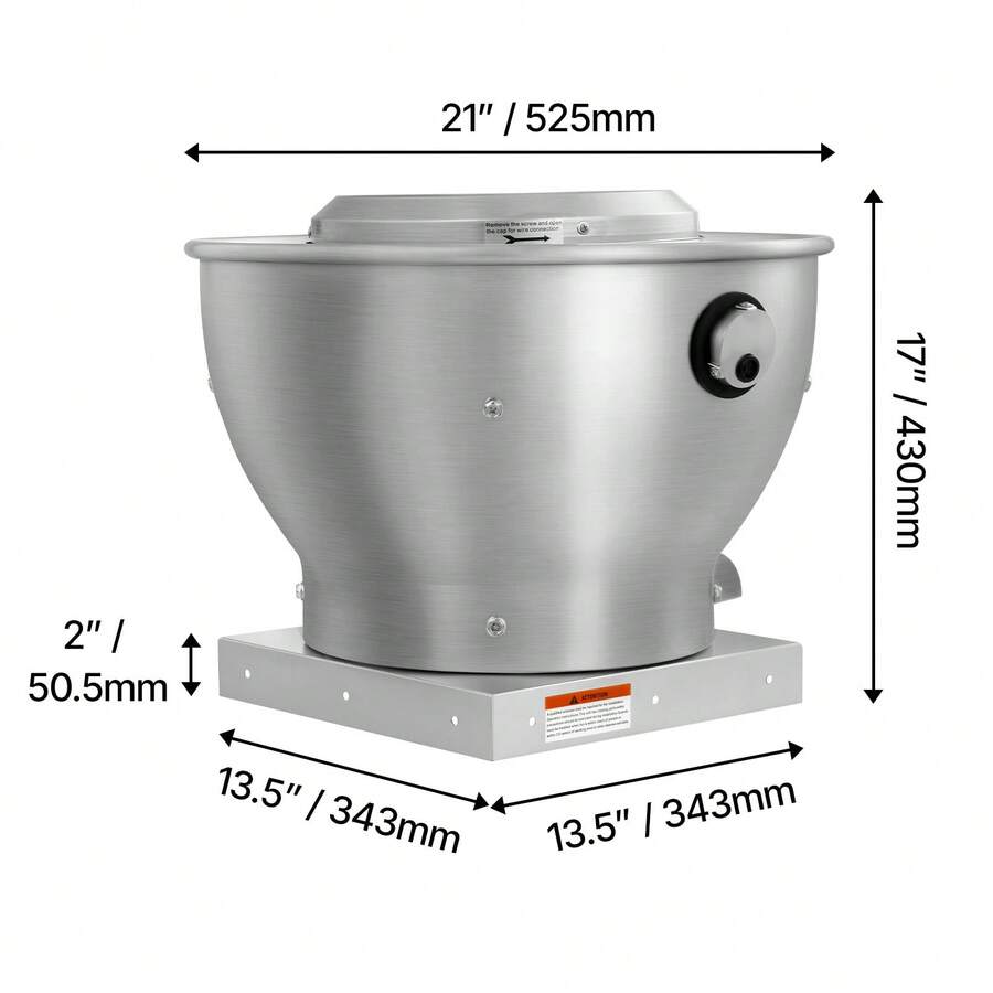 Commercial Roof Exhaust Fan — Model Options