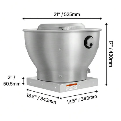Commercial Roof Exhaust Fan — Model Options