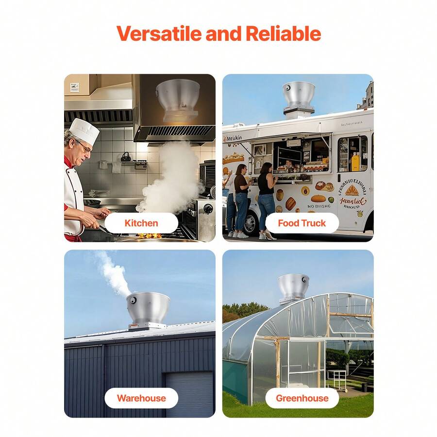 Commercial Roof Exhaust Fan — Model Options