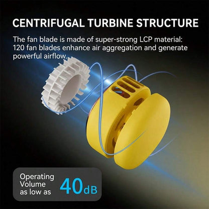 Neck-Worn Personal Fan — Adjustable Speed