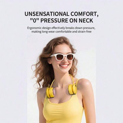 Neck-Worn Personal Fan — Adjustable Speed