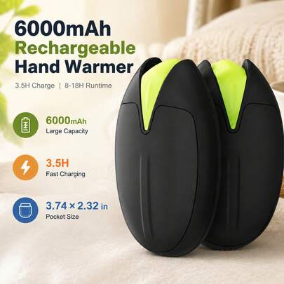 Rechargeable Hand Warmers — Pair