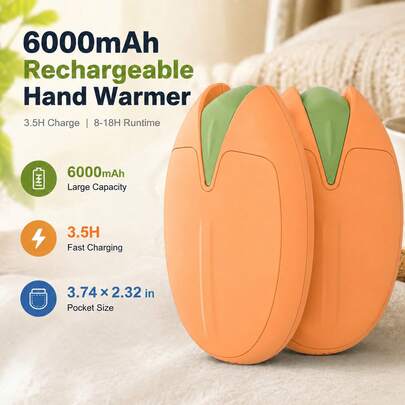 Rechargeable Hand Warmers — Pair